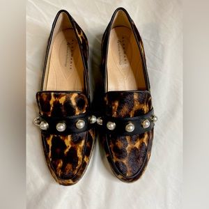 Lepoard Calf Hair loafer
